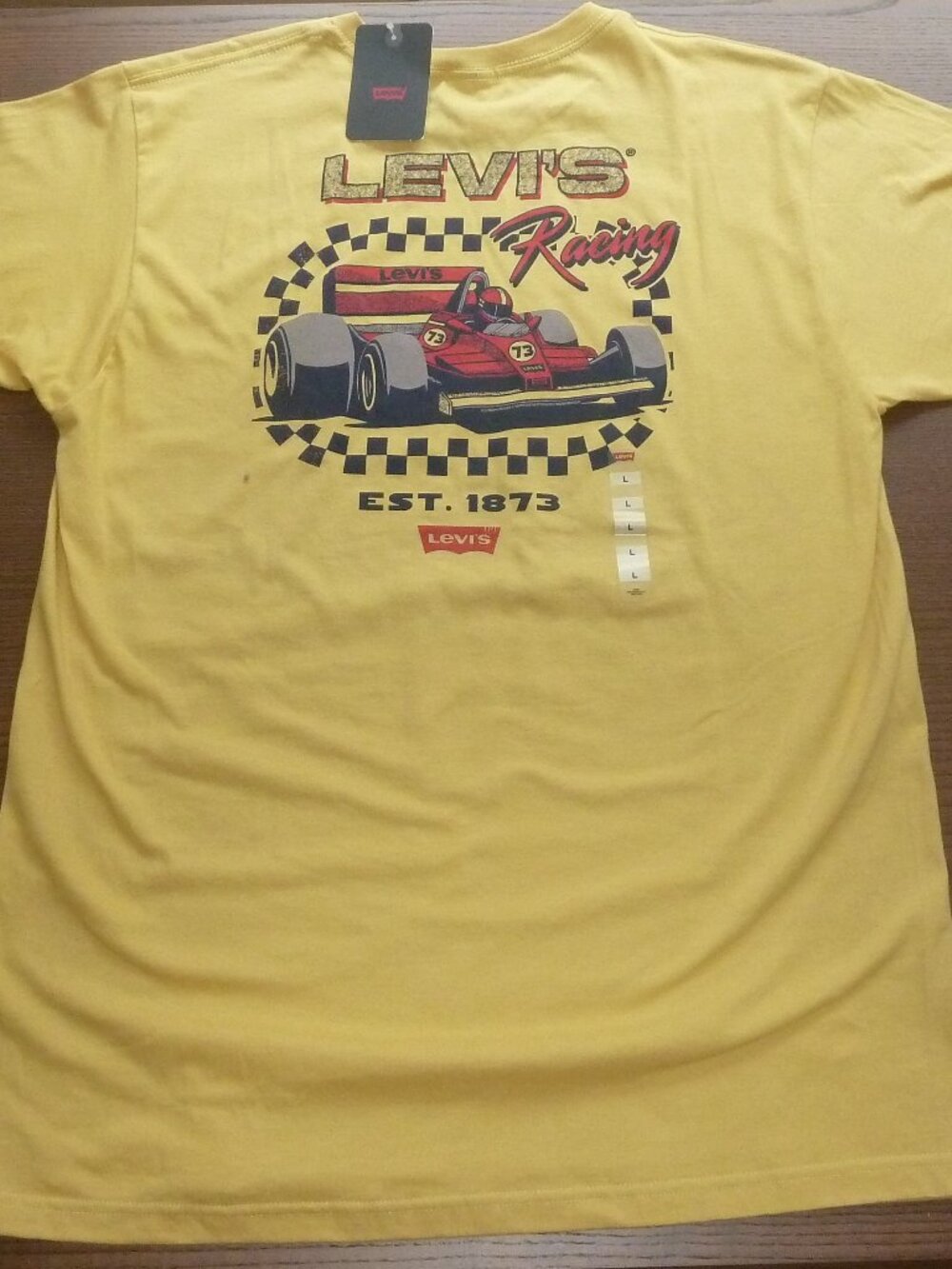 Levi's Racing Relaxed Fit Cotton T-Shirt Size Large